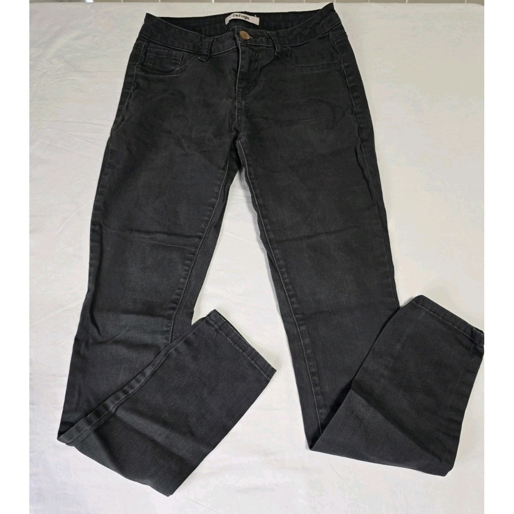 Refuge Women's Size 2 Jeans Dark Gray‎ Skinny Stretch Tight Leggings